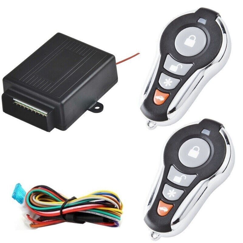 Car Remote Keyless Entry System with 2 Remotes for Central Locking