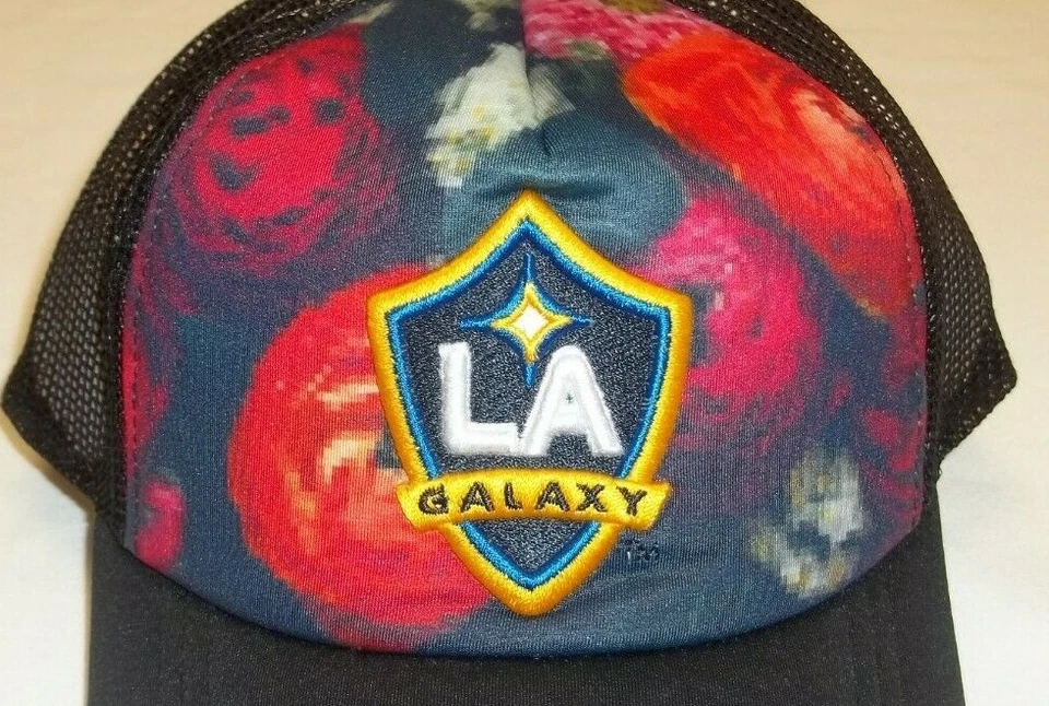 MLS Los Angeles Galaxy Mesh Snapback Adidas Hat - Girls Size 7-16 years - New - Imagem 2 de 3