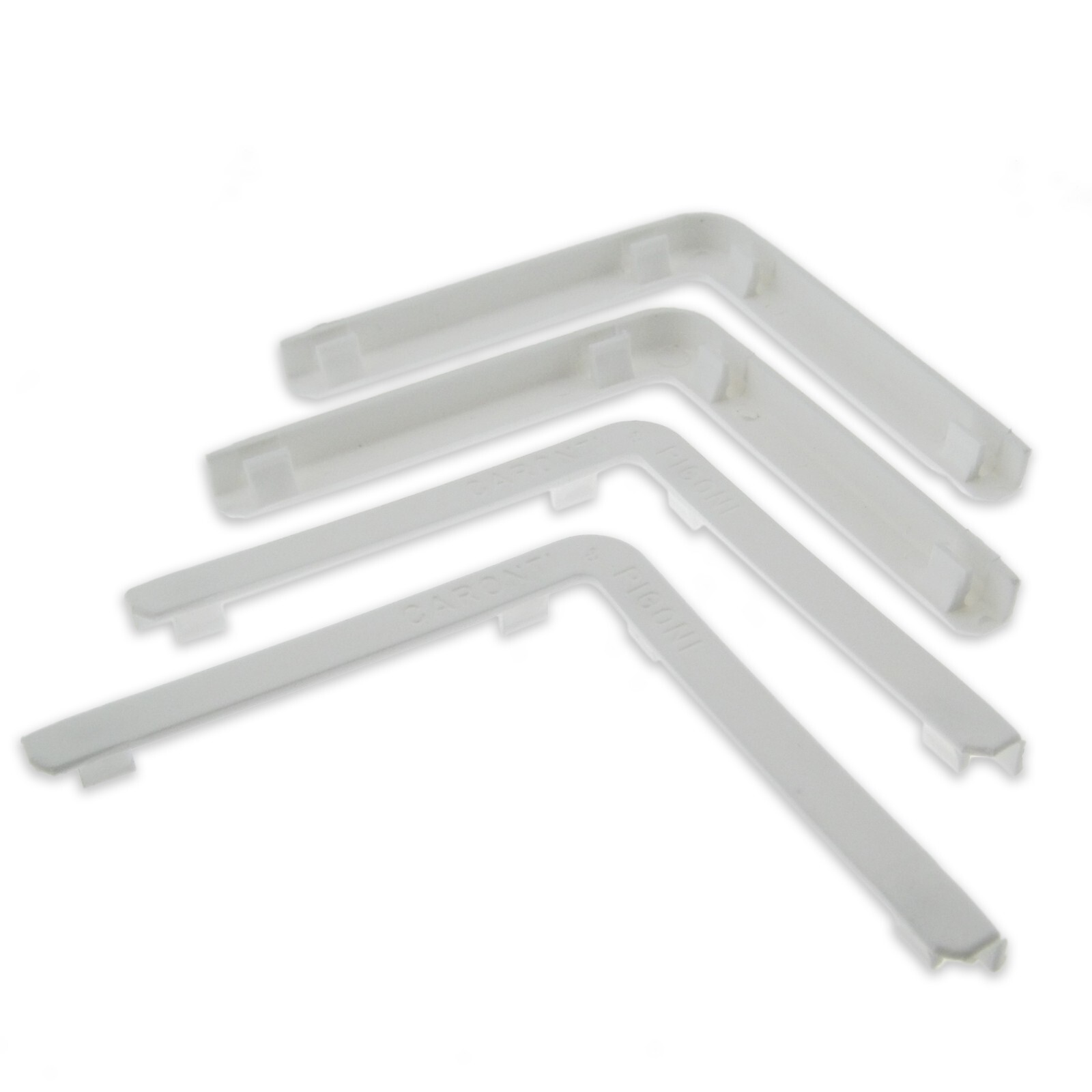 KUNSTSTOFF ECKFÜHRUNGEN / KUFEN / SCHONER FÜR DRAHTBESCHICHTETE GESCHIRRSPÜLERGESTELLE