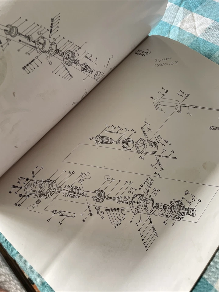 Multiquip HBC-16DI/19/25N cortador de vergalhão manual de instruções livro operação loja MQ - Imagem 3 de 4