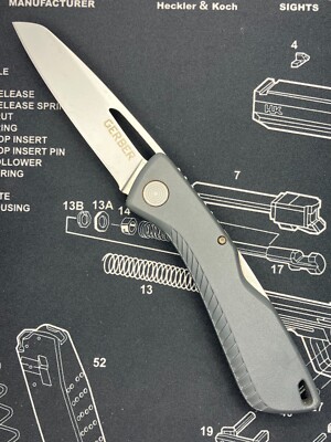 [0704] Gerber Sharkbelly Folder Fine Edge Taschenmesser Deep Carry Lockback