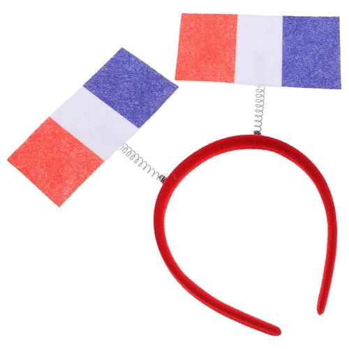 Set of 5 Flag Pattern Headband Festival Headdress French Designed - Picture 10 of 11