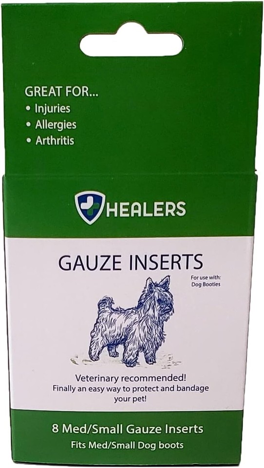 PetCare Gauze Insert Bandages for Dog Booties Protects Dogs Paws eBay