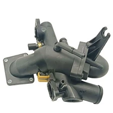 Engine Coolant Thermostat Housing Assy for 07-10 Jaguar S-Type XF XJ8 XK 4.2L