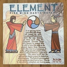 Element - Fire Wind Earth Water board game by Mind Twister USA