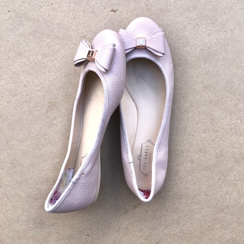 Ted Baker Bow Flats Sz 9.5 | eBay