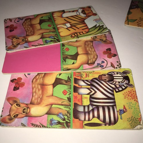 Vtg Discovery Toys Animal Dominos COMPLETE 28 Heavy Cardboard Education 1984 - Picture 11 of 12