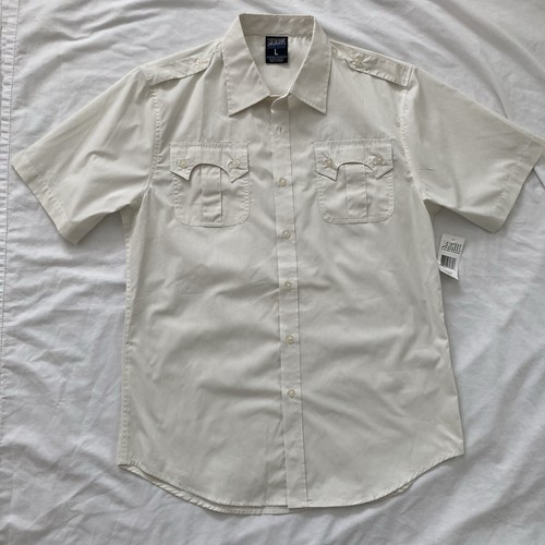 NWT! Y2K Zoo York Shirt Men's Size L Short Sleeve Pockets Button Up - Deadstock - Picture 2 of 10