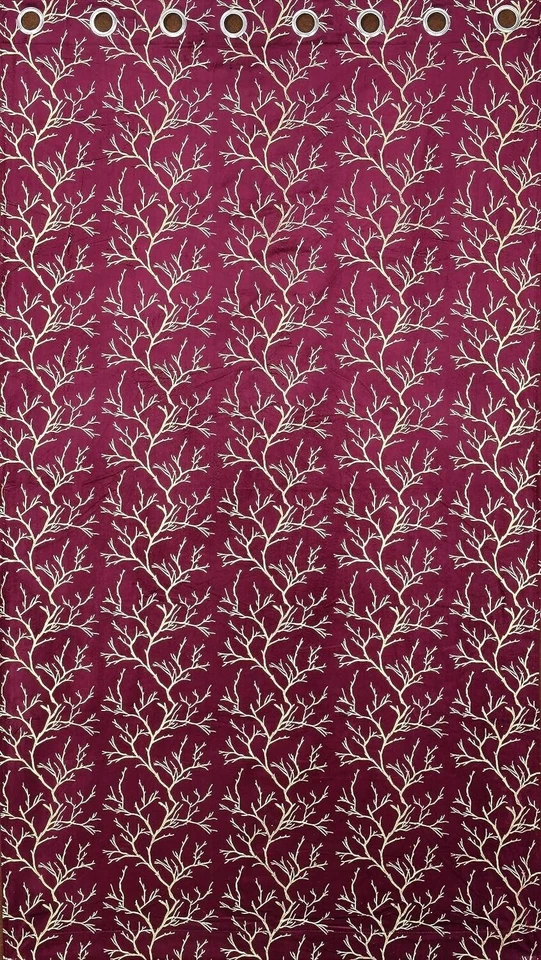 Nuevo juego de cortinas de puerta con ojales oscurecedores de habitación de 2 piezas - 7 pies Foto 4 de 4