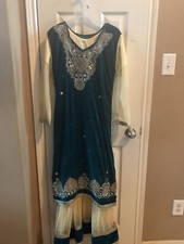 Indian Pakistani Girl /Women Salwar Kameez Long Desi Ethnic Dress
