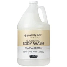 Ginger Lily Farms Fragrance Free Nourishing Body Wash 128 Fl Oz Vegan Toxin Free