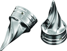Kuryakyn Twisted Axle Caps For Chrome