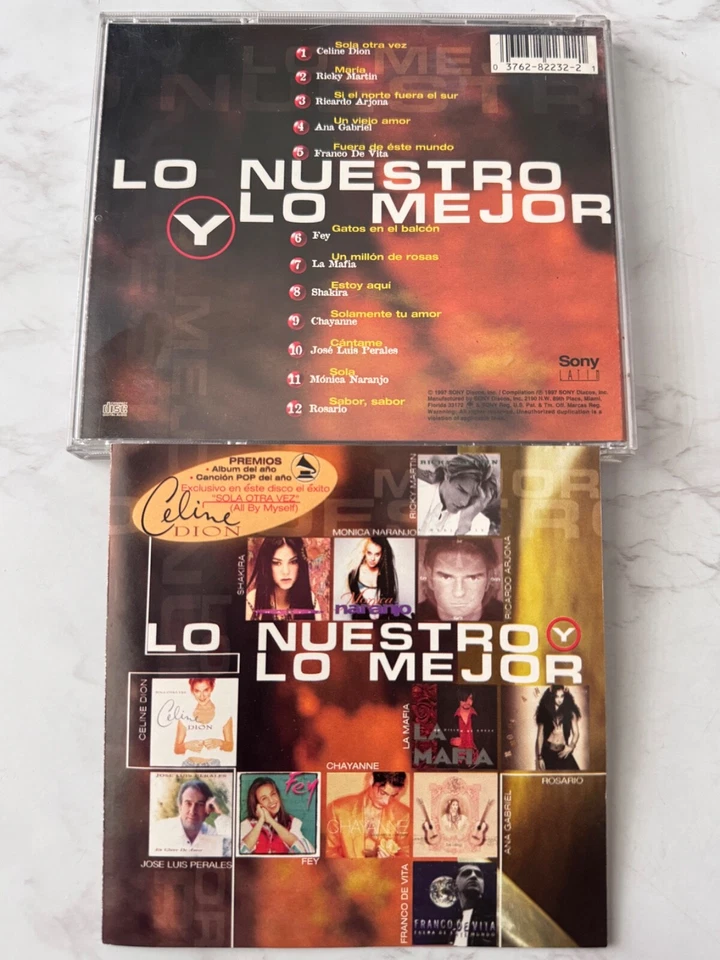 Lo Nuestro Y Lo Mejor CD ORIGINAL 1997 Sony Latin Monica Naranjo, La Mafia RARO! — 第 4/4 张图片