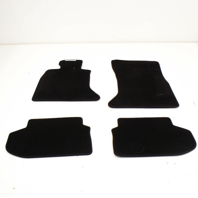 Genuine BMW 5 Series F10 & F11 Luxury Carpet Floor Mats Set Black