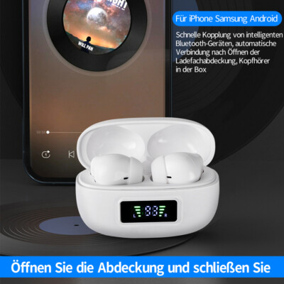 Kopfhörer Bluetooth TWS Wireless Sport Headsets In Ear Kabellos Ohrhörer