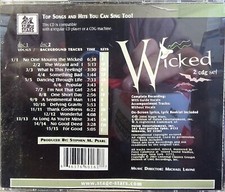 WIKED KARAOKE CDG LOT VA