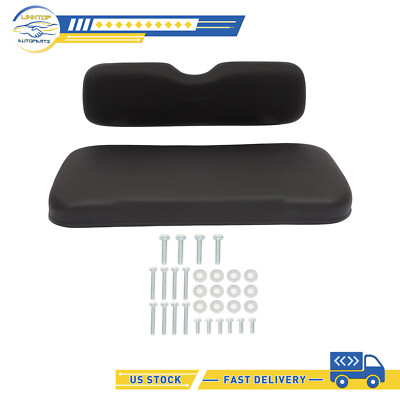 New Black Golf Cart Front Back and Seat Cushion Set For EZGO RXV