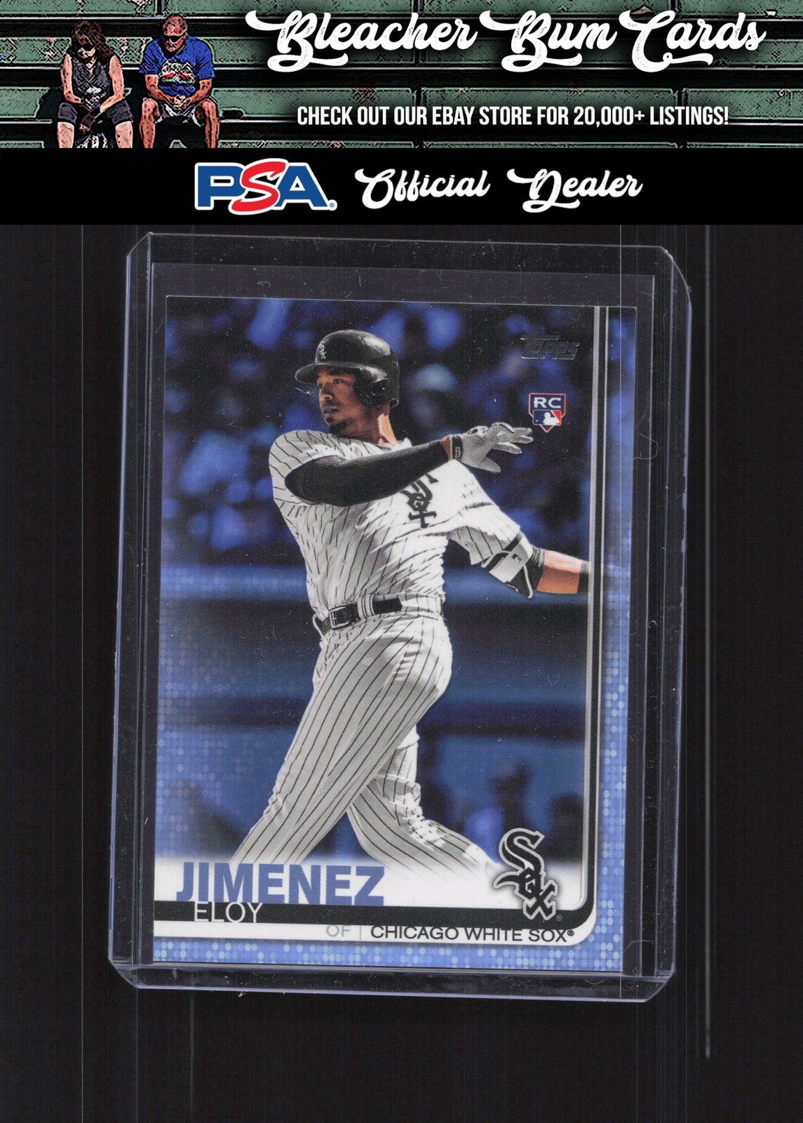 2019 Topps 670 Eloy Jimenez RC Father's Day Blue #/50