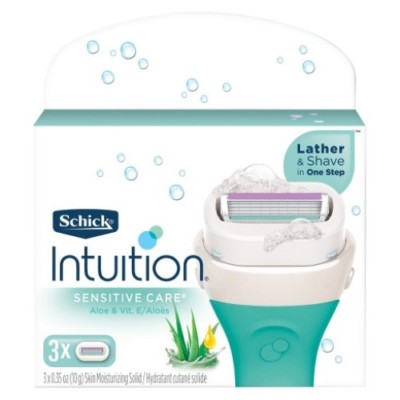 Schick Intuition Sensitive Care With Aloe & Vitamin E, 3 Cartridges