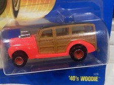 Hot Wheels California Custom '40's Woodie #1229 -- Red