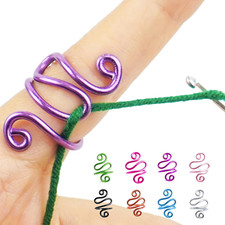 Handmade Crochet Tension Ring Adjustable Yarn Guide Gift for Crocheters Women