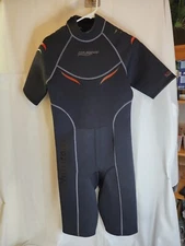 Phantom Aquatics Shorty Wetsuit Men's Black/Red, Scuba, Surfing Size: Large NWOT