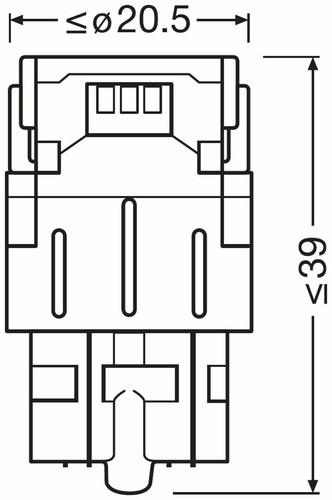 KIT COPPIA LAMPADE LAMPADINE LED W21/5W T20 WHITE 6000K 4 ANNI DI GARANZIA - Foto 3 di 5