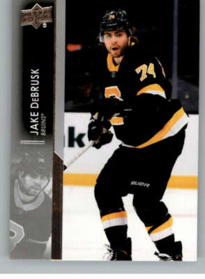 2021-22 Upper Deck #15 Jake DeBrusk Boston Bruins -GotBaseballCards