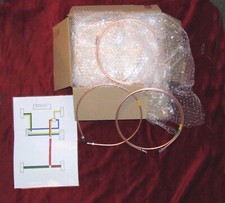 MGB Copper Brake Pipe Kit  (1976-77) rubber bumper, single line system