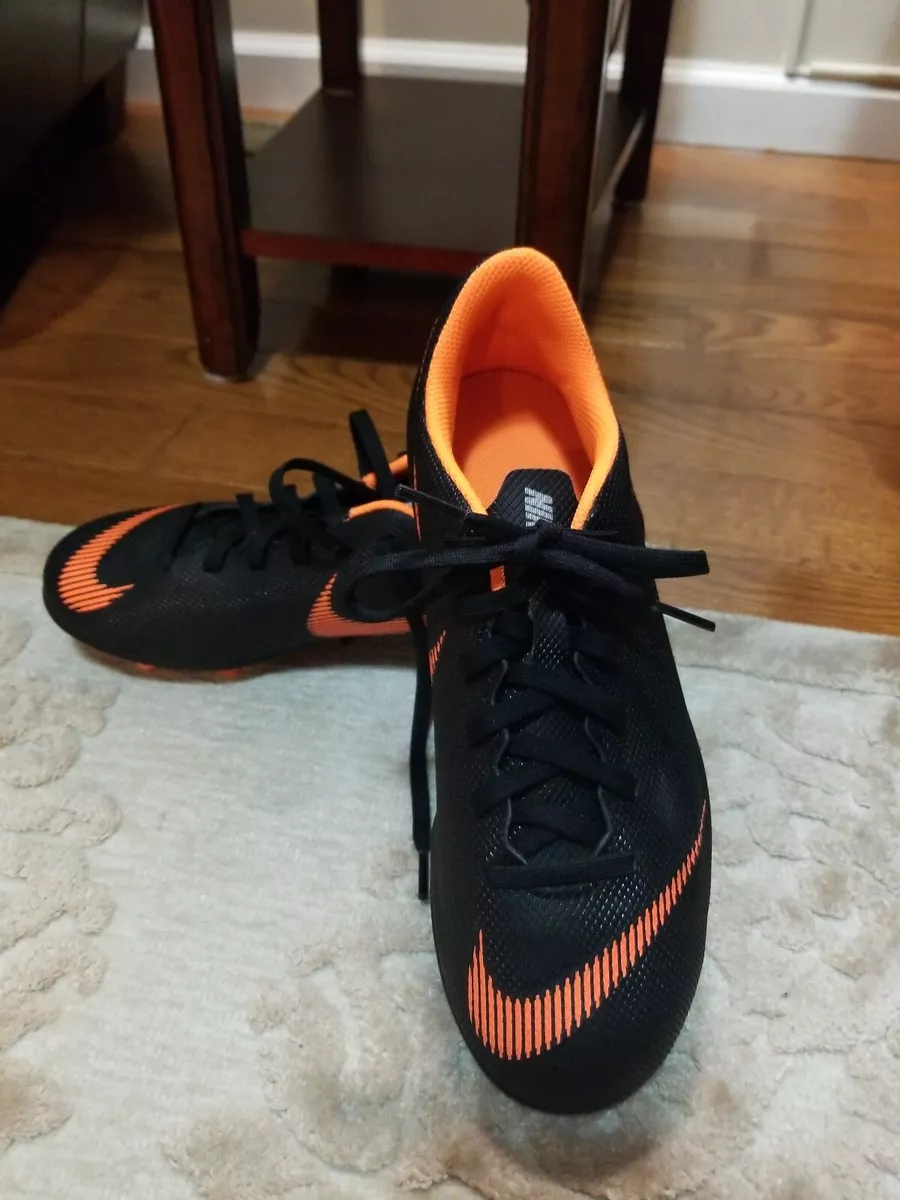 Nike JR Mercurial Vapor 12 club GS FG/MG Cleats Neon orange/Black | eBay