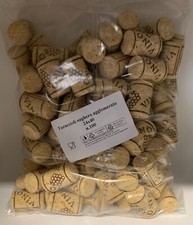 N°1000 Tappi sughero agglomerato 24x40 per bottiglie bordolesi grappolo vino