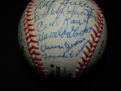 Negro League Autographed Baseball 18 Signatures Hall of Fame HOF Buck Leonard - Picture 9 of 10