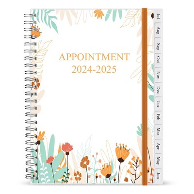 2024-2025 Appointment Book - A5 Appointment Planner with 12 Monthly Tabs from...