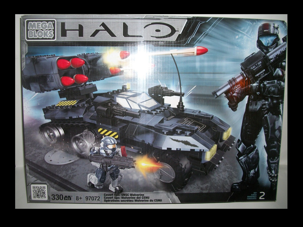 Halo Mega Bloks Covert Ops: UNSC Wolverine 97072 Brand New Sealed