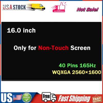2.5K 165HZ 16'' WQXGA LCD Screen Display for Asus ROG Zephyrus M16 GU603 GU603H