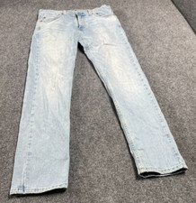 Levi's 510 Denim Jeans Men's Sky Blue Skinny Slim Fit Casual Size 30x30
