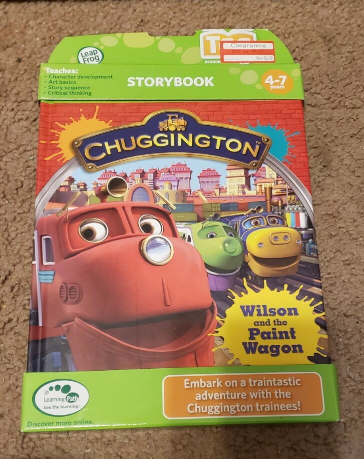 LeapFrog Tag Reading System Books New In Package Chuggington Wilson Paint Wagon eBay