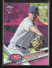 2017 Topps Chrome #89 Rob Zastryzny Pink Refractor