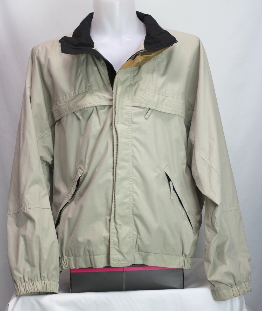 Towncraft Windbreaker with Hidden Hood KHAKI Color, GOLF