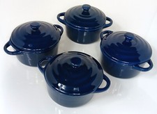 Keramik Auflaufform mit Deckel Ofenfest (4 Stk)