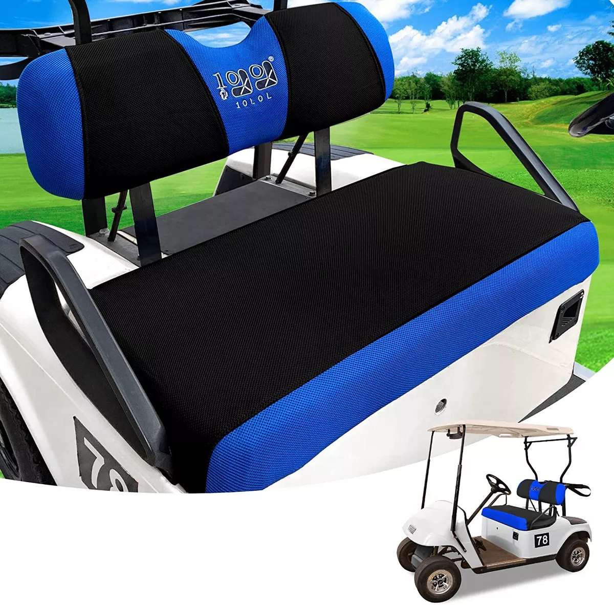 Club Car DS Seat Cushions Golf Cart Seat Kit - 10L0L