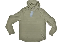 NEW Men's VRST Essential Hoodie Size M Olive Green Stretch Long Sleeve Stretch