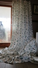 Stunning Textured Cotton Extra Long Large Lined Curtains 363cm Drop!