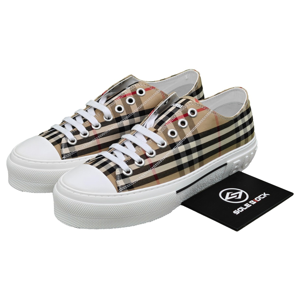 Burberry Vintage Check Casual Shoes Men's Beige 80497451 | eBay