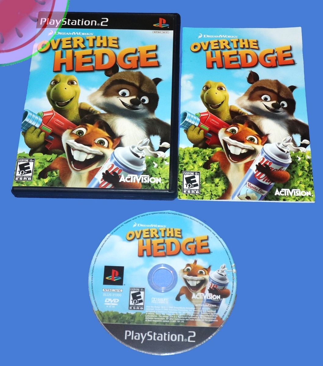 PlayStation2カセット TESTED PlayStation 2 PS2 Game OVER THE HEDGE with Manual Complete
