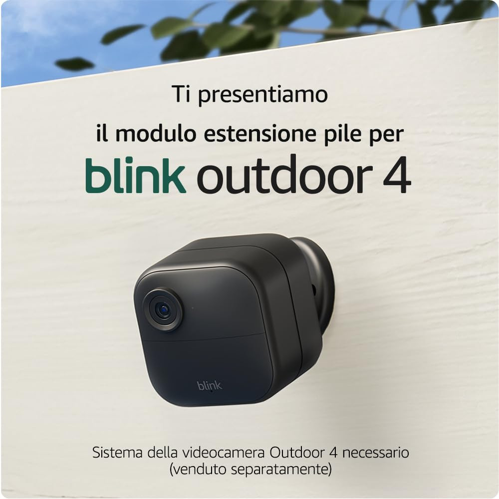 Offerta Modulo Estensione Blink Outdoor 4 | Risparmia e Proteggi | Pile Incluse