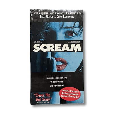 #ad NEW Scream Neve Campbell Blue Variant Edition VHS Brand New Sealed Horror RARE $275.00