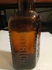 Amber poison bottle 4 3/4" High KV — photo 4