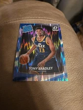 2017-18 Donruss Optic #173 Tony Bradley Rated Rookie Shock Utah Jazz