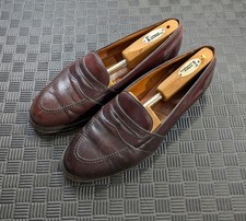 Zapato Alden #684 Correa Completa Penny Mocasines Shell Color 8 Cordobés Para Hombres Talla 10 E